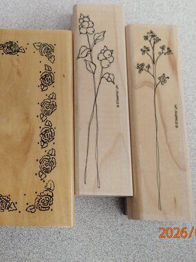 Flowers Set of 4 Stampers